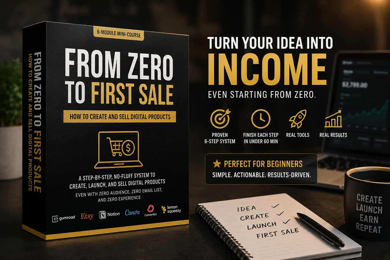 From Zero to First Sale: How to Create and Sell Digital Products